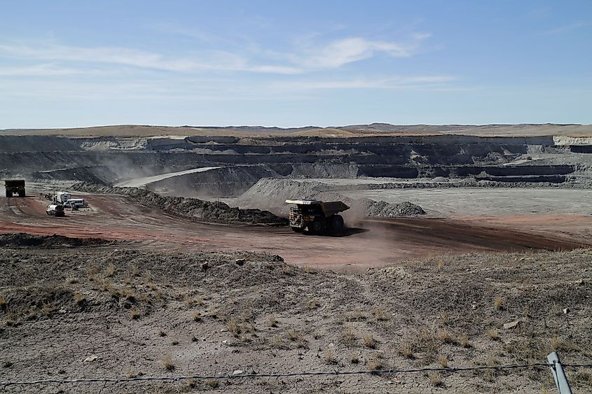 Eagle Butte Mine as seen from the visitor overlook platform