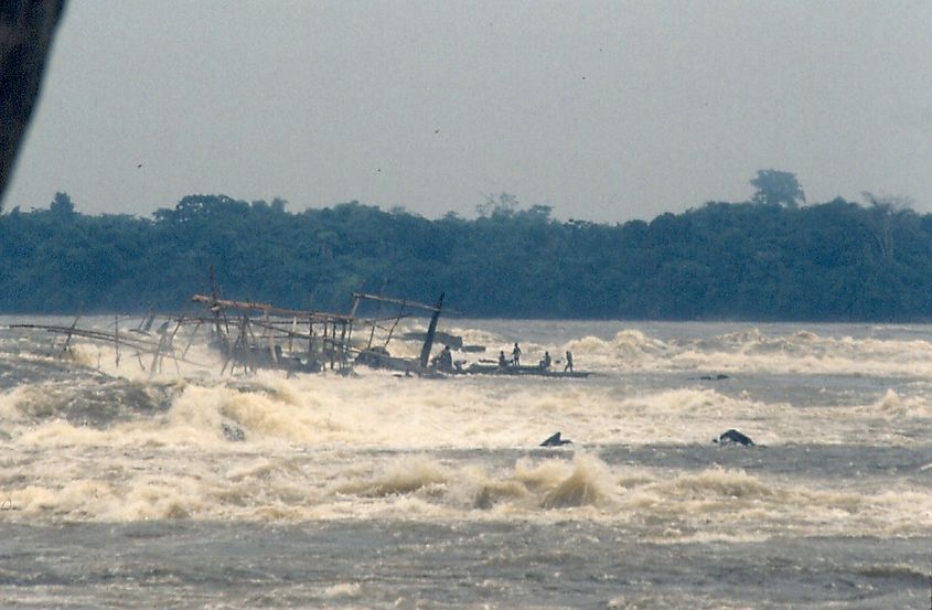 Boyoma Falls on the Congo River