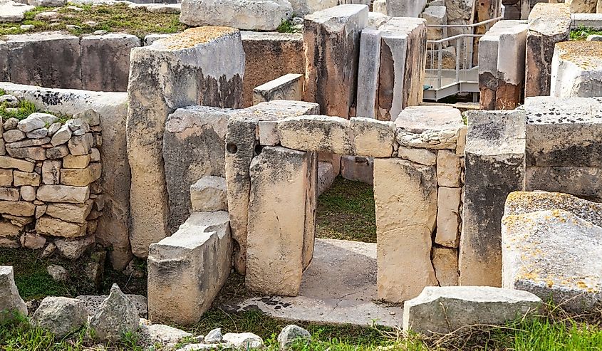 Hagar Qim, ancient Megalithic Temple of Malta