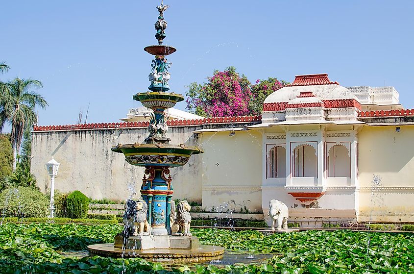 The Sahelion Ki Bari in Udaipur 