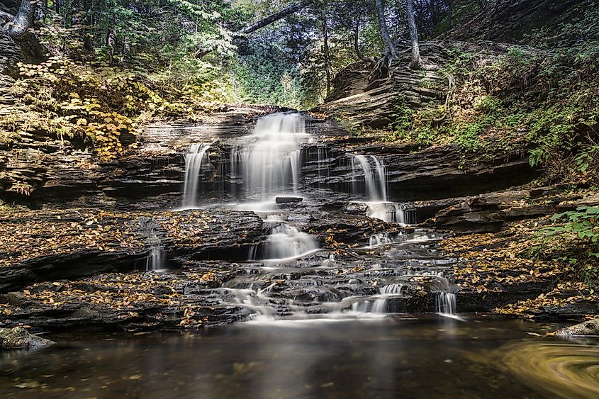Waterfall - Ricketts Glen - Pennsylvania.