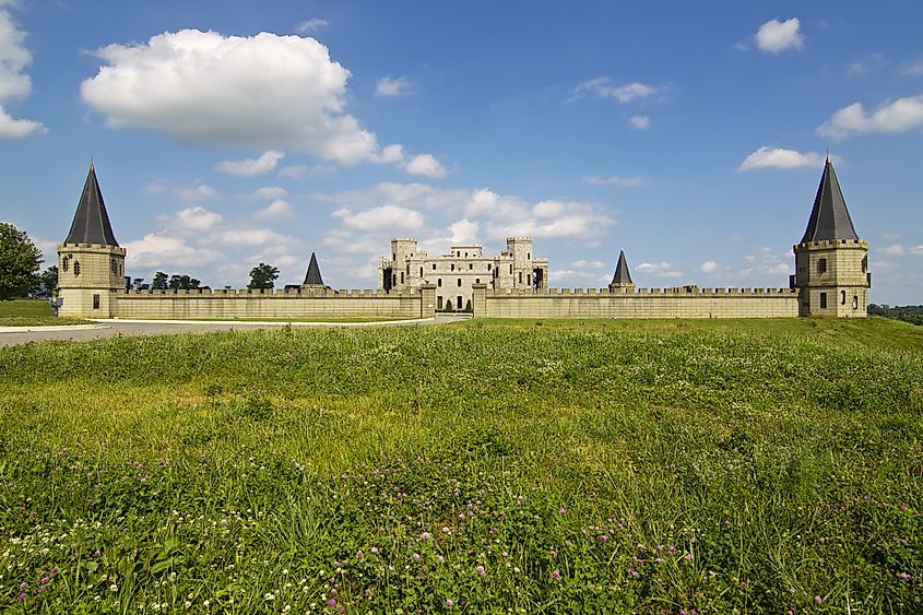 The Kentucky Castle near Lexington in Kentucky.
