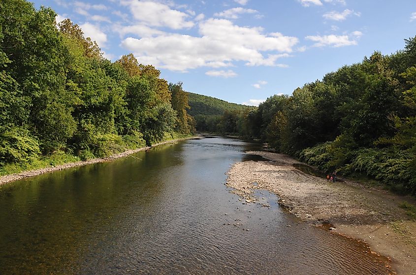 Shawnee-Minisink Site in Smithfield Township, Pennsylvania.