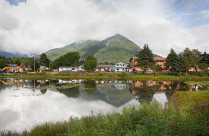 Swan Lake in Sitka, Alaska.