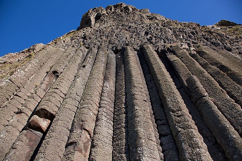 Giant's causeway organ pipes