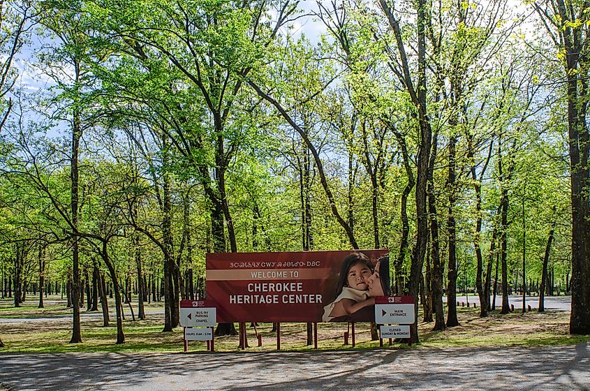 The Cherokee Heritage Center at Tahlequah, Oklahoma.