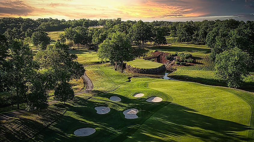 Valhalla Golf Course, Kentucky (Credit: Premier Aerials via Valhalla Golf Course/Facebook)