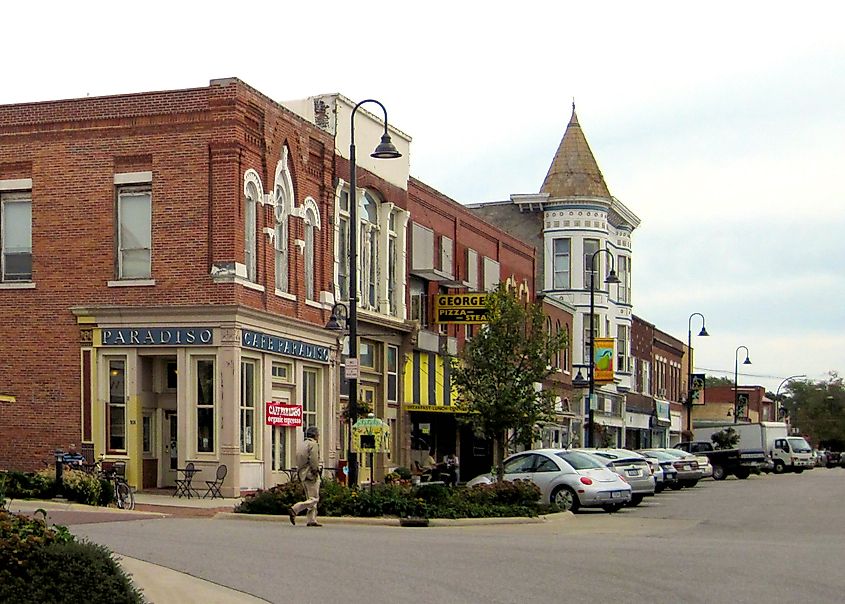 Downtown Fairfield, Iowa