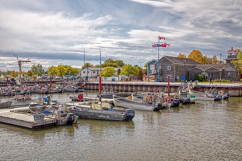 Editorial Photo Credit: Jacob Boomsma via Shutterstock. Gimli, Manitoba, Canada 9-12-19 popular Tourist Destination on the West shore of Lake Winnipeg in Manitoba