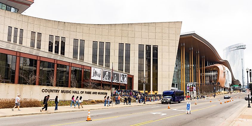 The Country Music Hall of Fame and Museum in Nashville, Tennessee