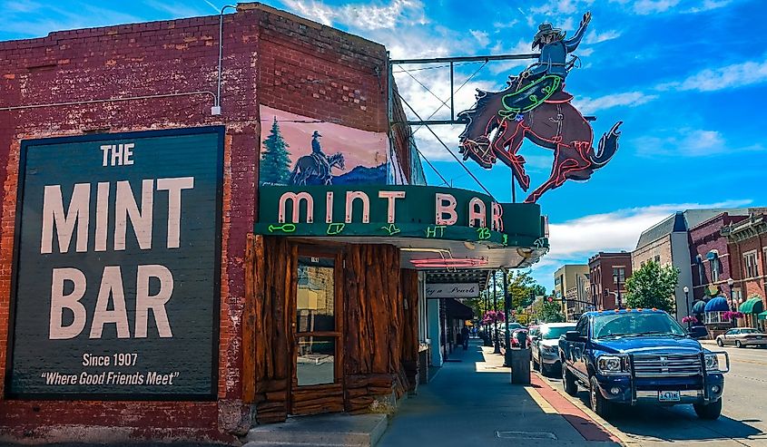 Wyoming's legendary meeting place, the Mint Bar.