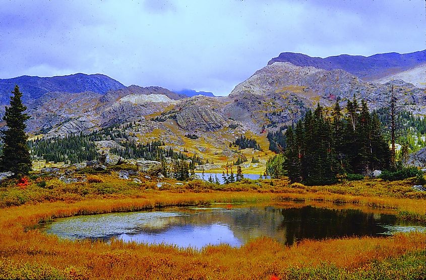 Backpacking in the Bighorn National Forest.