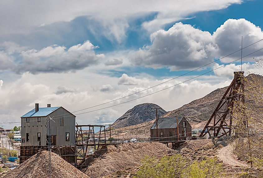 Historic Mining Park in Tonopah, Nevada