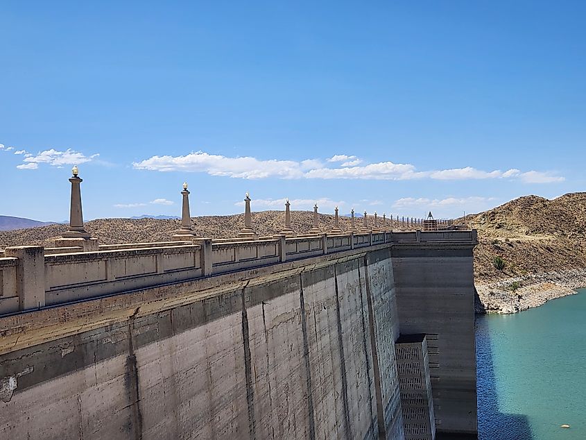 Elephant Butte Dam in New Mexico.