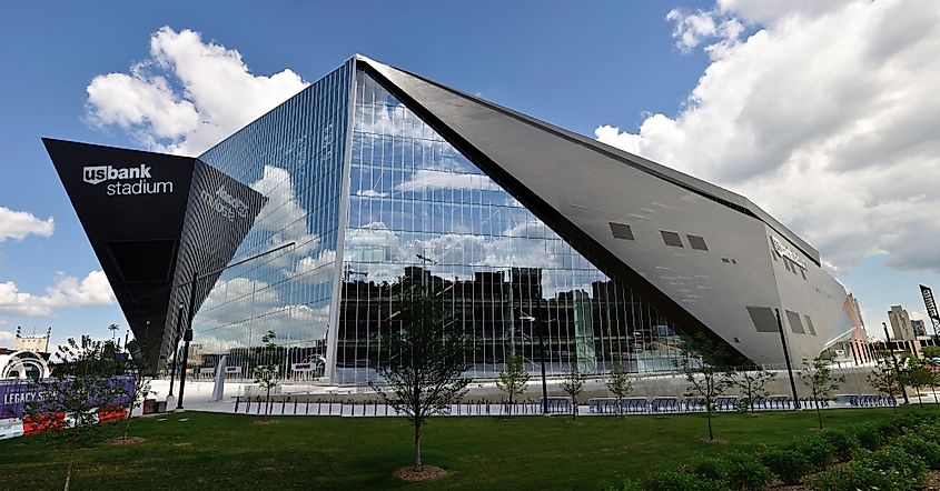 Minnesota Vikings US Bank Stadium in Minneapolis