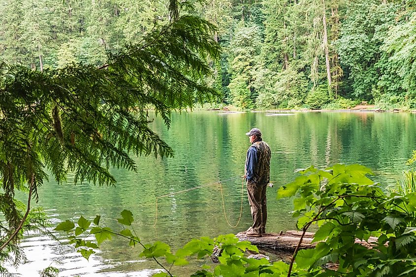 Battle Ground Lake State Park in Washington.