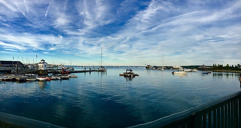Rockland, Maine, View.
