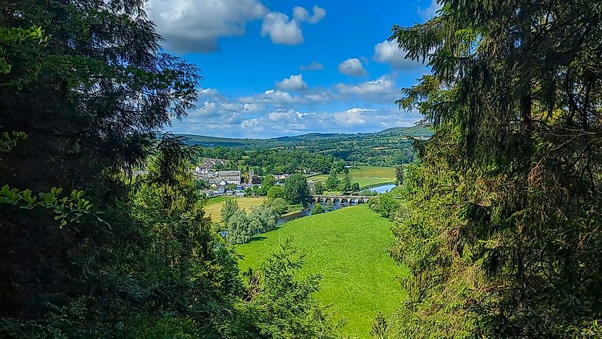 The beautiful village of Inistioge, Kilkenny, Ireland