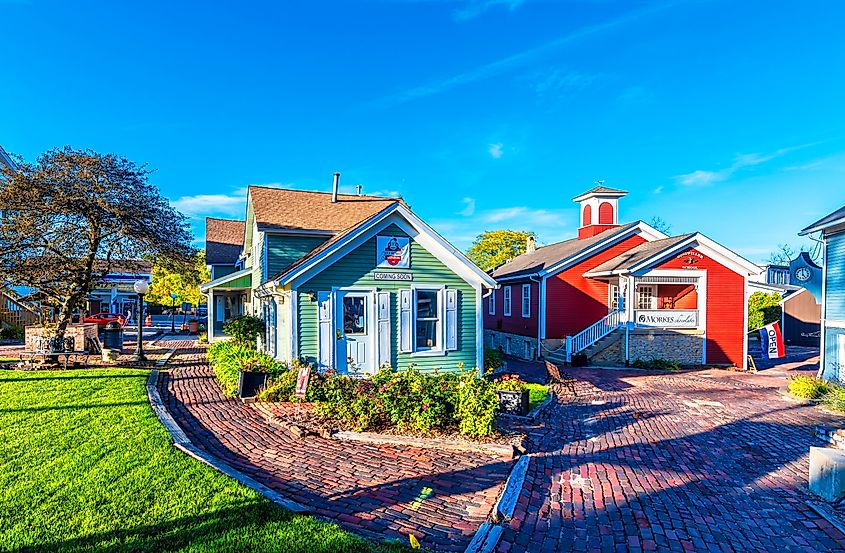 Historical view of Long Grove, Illinois. Editorial credit: Nejdet Duzen / Shutterstock.com