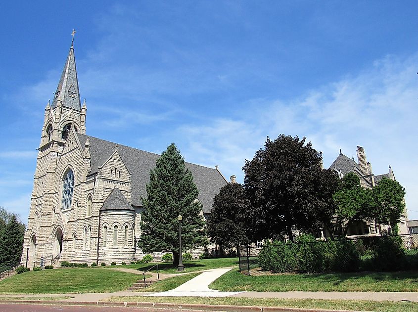Sacred Heart Cathedral in Davenport, Iowa.