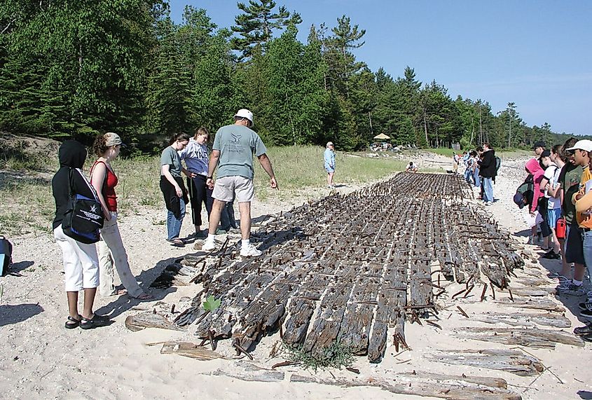 The wreck of the Joseph S. Fay
