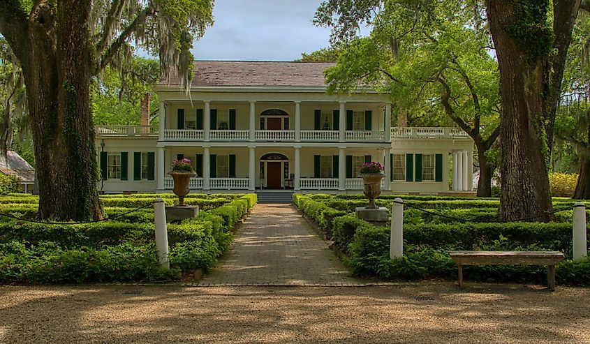 Rosedown Plantation in St Francisville, Louisiana