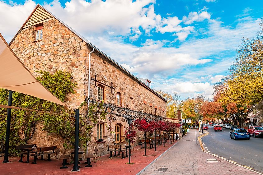 The Hahndorf Old Mill Hotel in Adelaide Hills in Hahndorf, South Australia.
