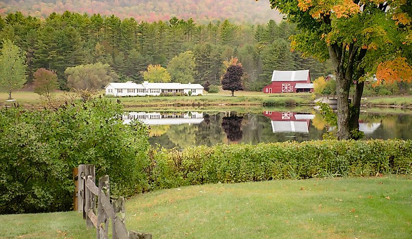 Lake Algonquin in Wells, New York.