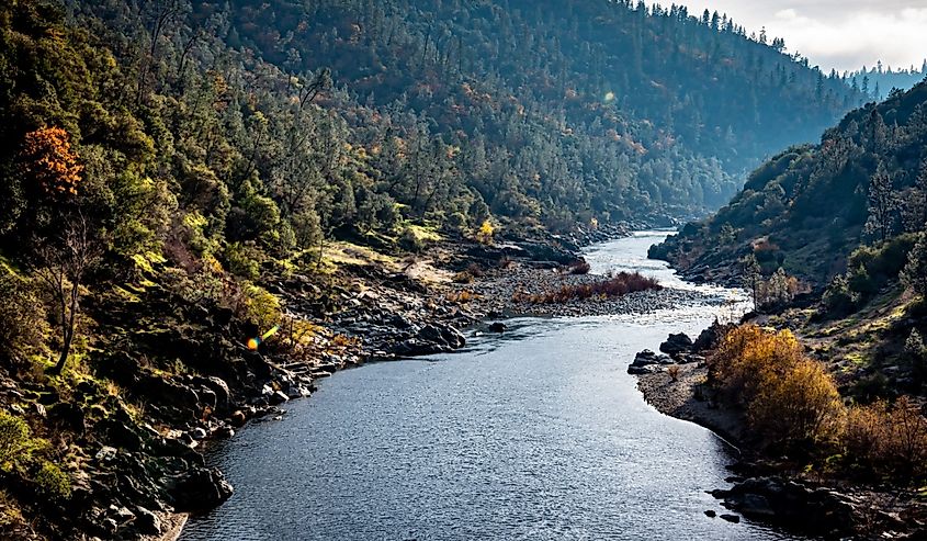 American River, Auburn, California confluence