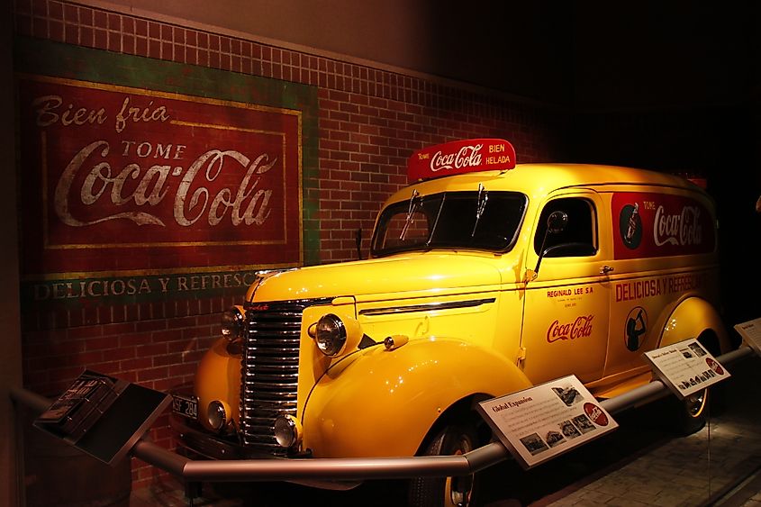 1939 Coca-Cola Chevrolet delivery truck in Atlanta.