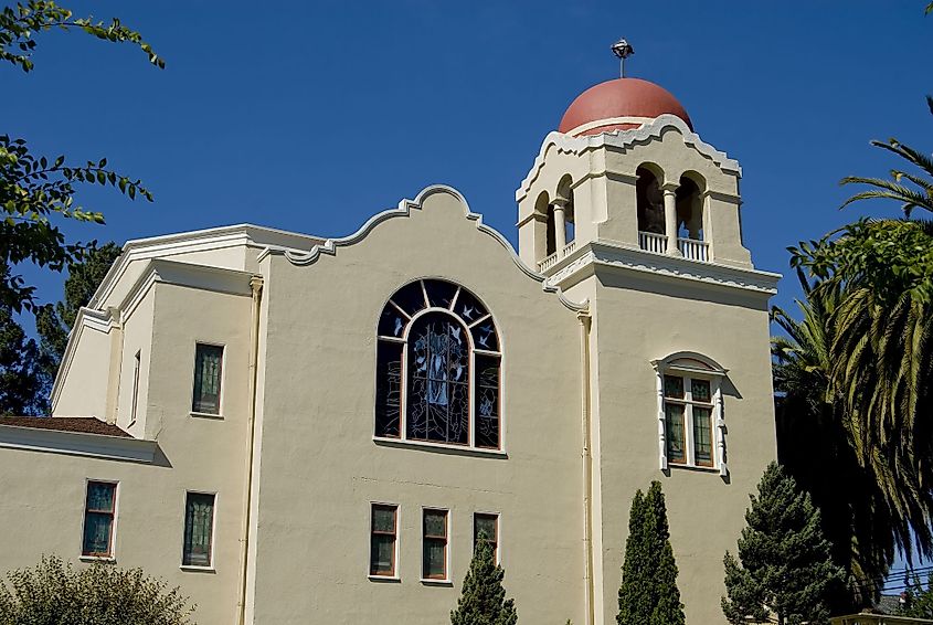 Sebastopol United Methodist Church in Sebastopol, California.