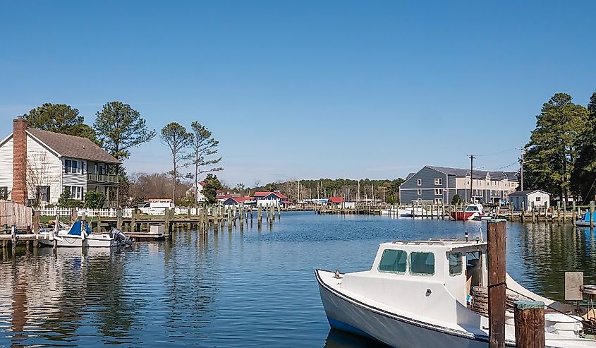 Boats in St. Michaels Harbor.