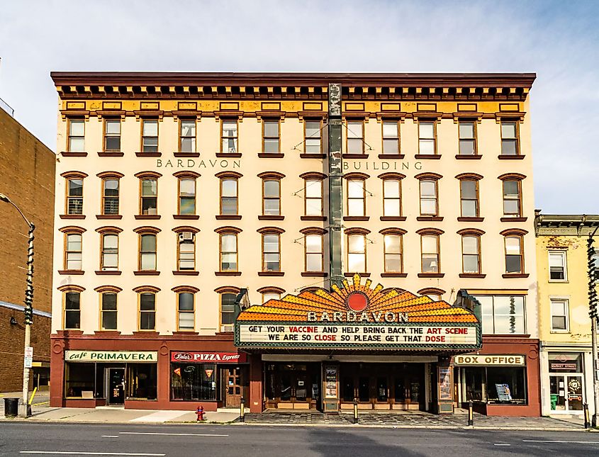 The historic Bardavon Opera House in downtown Poughkeepsie, New York