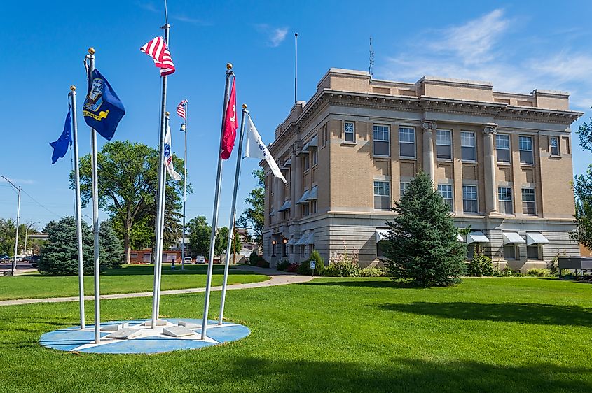 The county courthouse in Alliance, Nebraska.