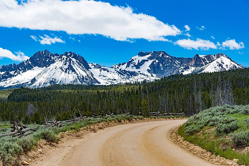 Taken along the Sawtooth Scenic Byway in Idaho.