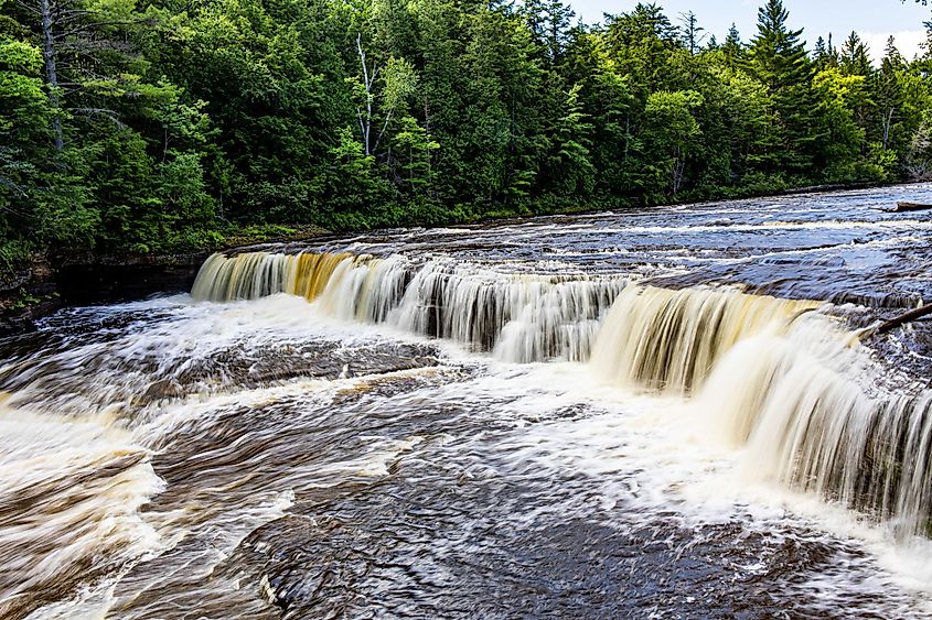 Tahquamenon Falls in Paradise Michigan