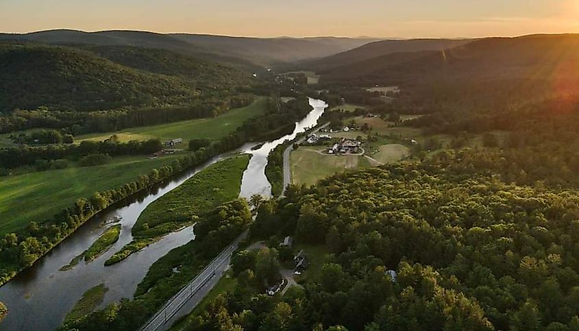 Aerial view of Charlemont, via https://charlemont-ma.us/