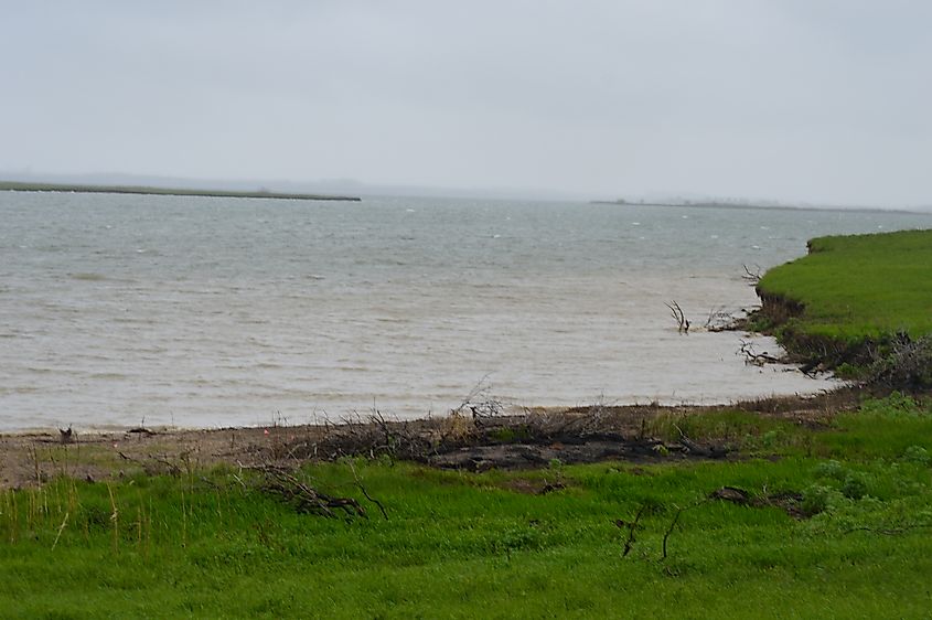Scenery and wildlife at Audubon National Wildlife Refuge in North Dakota.