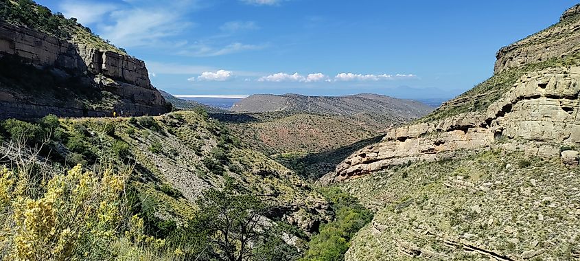 Scenic view near High Rolls, New Mexico.