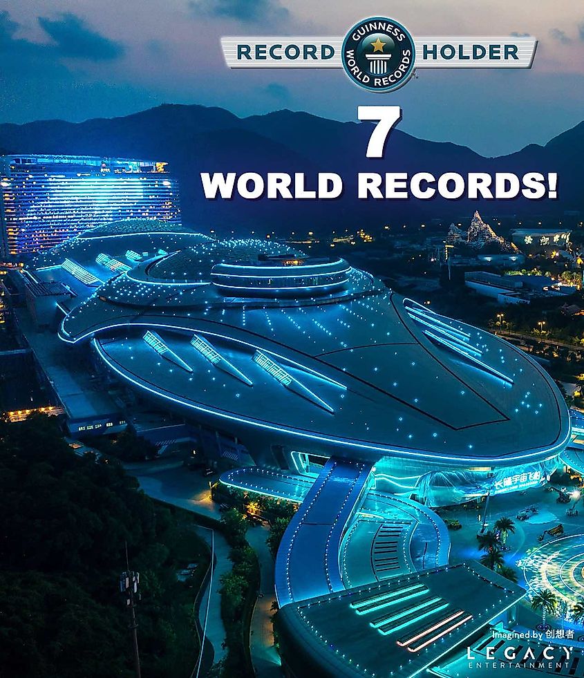 CHIMELONG SPACESHIP Theme Park in Zhuhai, China. Source: Facebook , photo: Legacy Entertainment