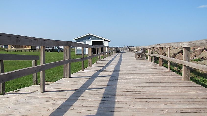 Tignish Shore Boardwalk, Prince Edward Island, Canada