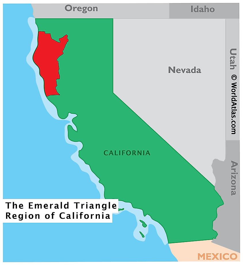 emerald triangle map