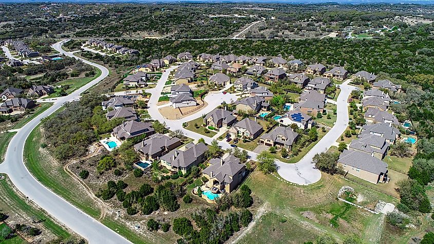 Suburb in Dripping Springs , Texas