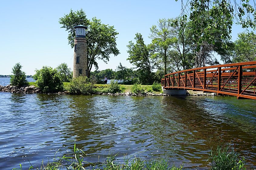 Asylum Point Lighthouse in Oshkosh, Wisconsin