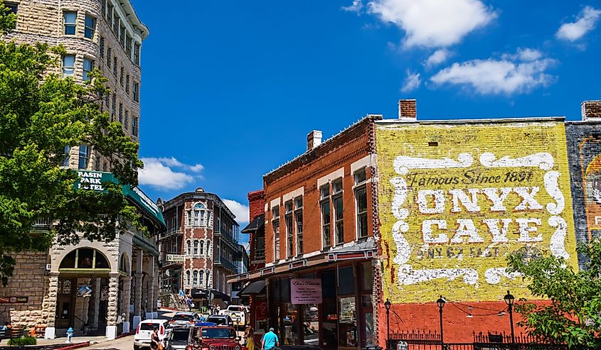 Historic downtown Eureka Springs, Arkansas