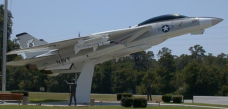 A U.S. Navy Grumman YF-14A Tomcat, National Naval Aviation Museum, Pensacola, Florida
