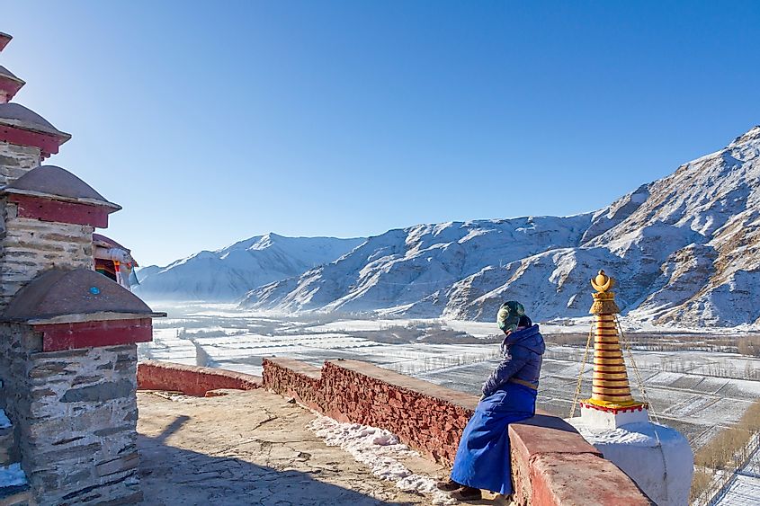 Tibet winter