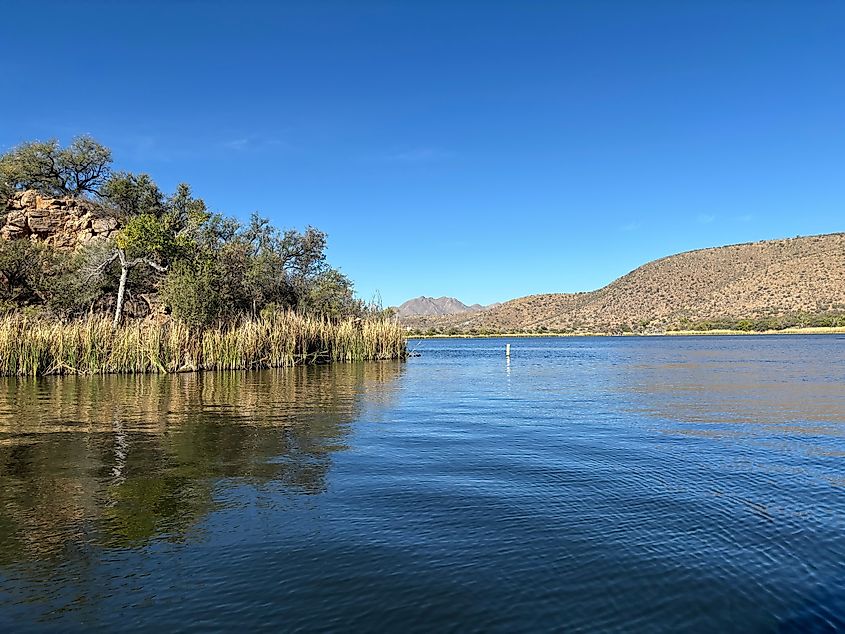 Landscape at Patagonia Lake, AZ.
