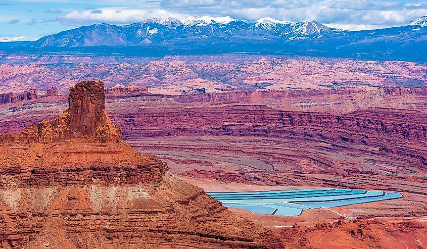 Looking out over Dead Horse Point State Park