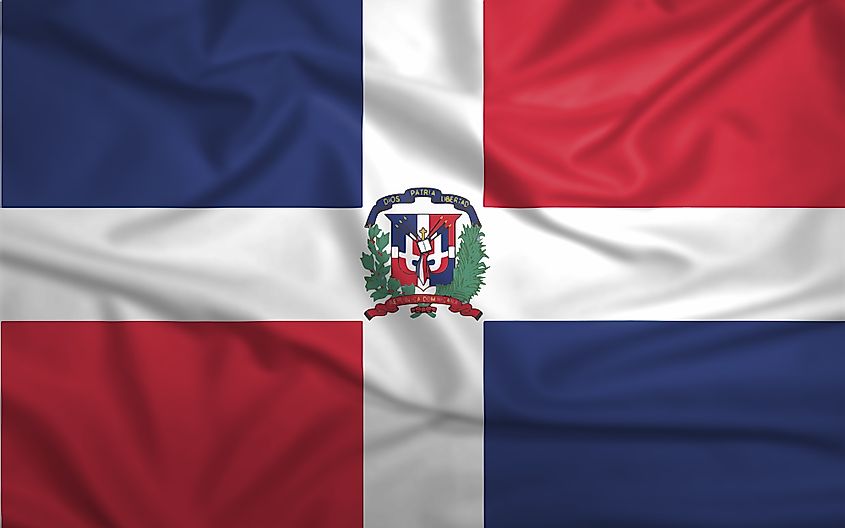 National flag of Domincan Republic